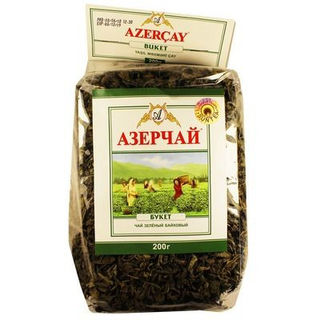 Чай зеленый Азерчай байховый крупнолистовой 200г